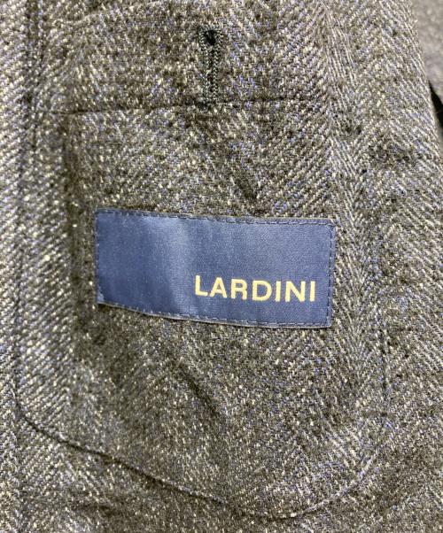 LARDINI（ラルディーニ）LARDINI (ラルディーニ) シルク混テーラードジャケット ネイビー サイズ:48の古着・服飾アイテム
