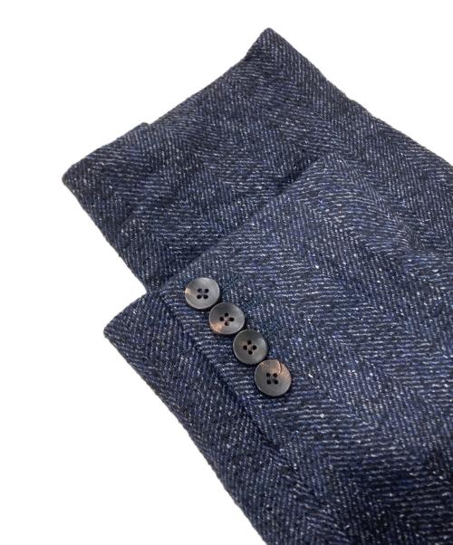 LARDINI（ラルディーニ）LARDINI (ラルディーニ) シルク混テーラードジャケット ネイビー サイズ:48の古着・服飾アイテム