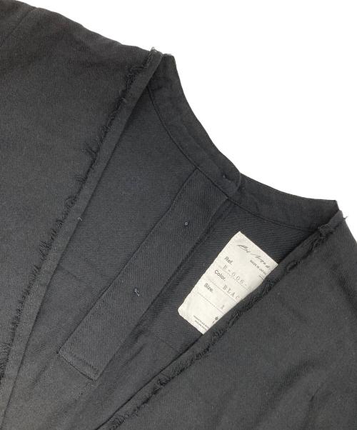 BLACKBIRD（ブラックバード）BLACKBIRD (ブラックバード) プルオーバーカットオフシャツ ブラック サイズ:1の古着・服飾アイテム