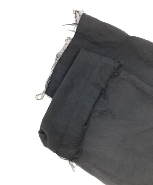 BLACKBIRD（ブラックバード）BLACKBIRD (ブラックバード) プルオーバーカットオフシャツ ブラック サイズ:1の古着・服飾アイテム