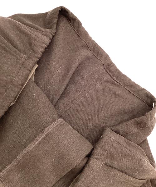 COMOLI（コモリ）COMOLI (コモリ) シルクネップ テーパードパンツ ブラウン サイズ:1の古着・服飾アイテム