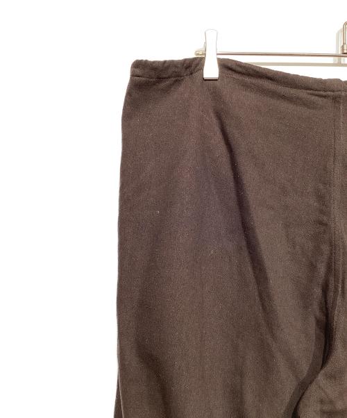COMOLI（コモリ）COMOLI (コモリ) シルクネップ テーパードパンツ ブラウン サイズ:1の古着・服飾アイテム