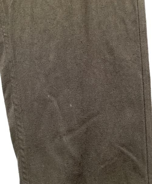 COMOLI（コモリ）COMOLI (コモリ) シルクネップ テーパードパンツ ブラウン サイズ:1の古着・服飾アイテム
