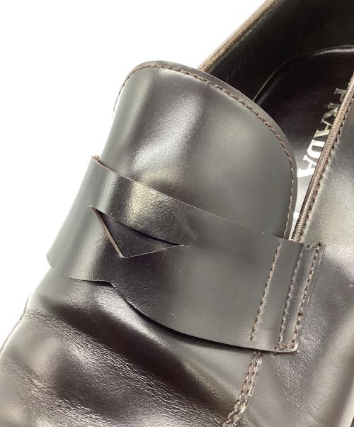 PRADA（プラダ）PRADA (プラダ) コインローファー ブラウン サイズ:7の古着・服飾アイテム