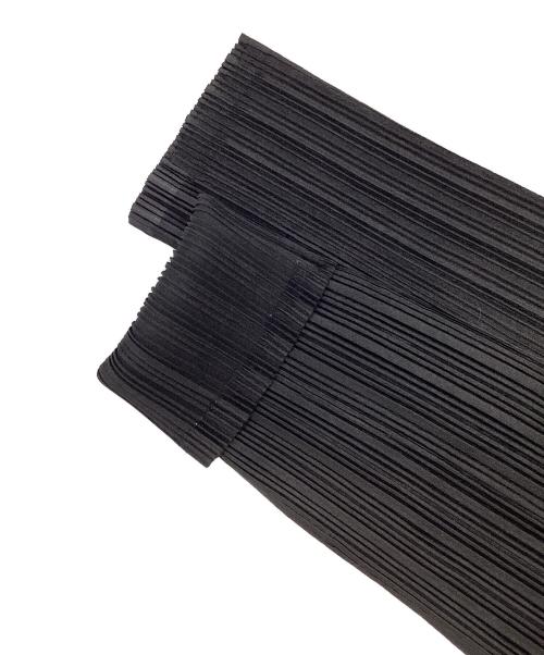 PLEATS PLEASE（プリーツプリーズ）PLEATS PLEASE (プリーツプリーズ) タートルネックプリーツカットソー ブラック サイズ:3の古着・服飾アイテム