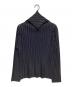 PLEATS PLEASE（プリーツプリーズ）の古着「タートルネックプリーツカットソー」｜ブラック