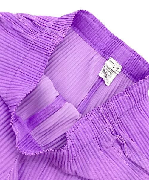 me ISSEY MIYAKE（ミーイッセイ ミヤケ）me ISSEY MIYAKE (ミーイッセイ ミヤケ) プリーツパンツ パープル サイズ:記載なしの古着・服飾アイテム