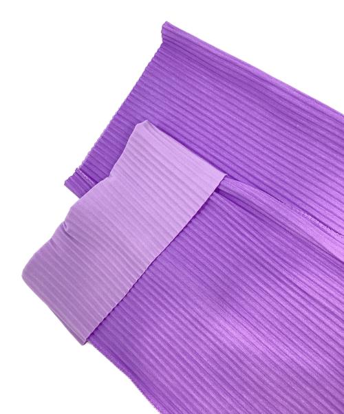 me ISSEY MIYAKE（ミーイッセイ ミヤケ）me ISSEY MIYAKE (ミーイッセイ ミヤケ) プリーツパンツ パープル サイズ:記載なしの古着・服飾アイテム