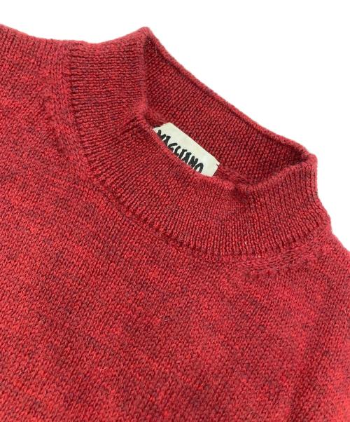 MAGLIANO（マリアーノ）MAGLIANO (マリアーノ) Patched Knit Vest レッド サイズ:Mの古着・服飾アイテム