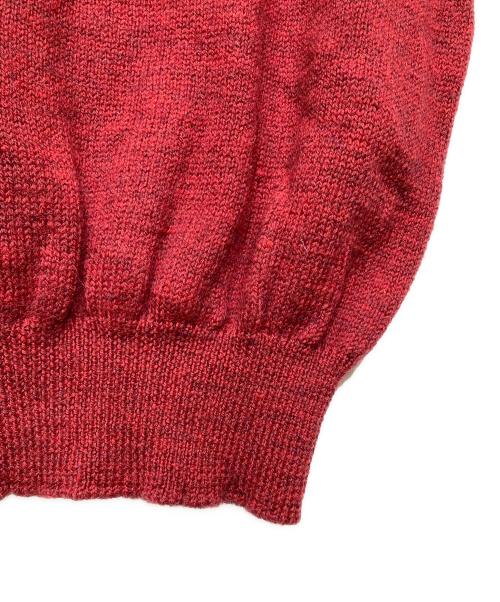 MAGLIANO（マリアーノ）MAGLIANO (マリアーノ) Patched Knit Vest レッド サイズ:Mの古着・服飾アイテム