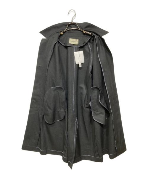 LFM LEXX FINGER MARCHE（エルエフエム レック スフィンガー マルシェ）LFM LEXX FINGER MARCHE (エルエフエム レック スフィンガー マルシェ) 　 比翼コート チャコールグレー サイズ:Freeの古着・服飾アイテム