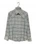CARTER YOUNG（カーターヤング）の古着「WESTERN BUSINESS SHIRT ICE PLAID」｜ブルー×ホワイト