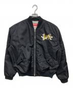KENZOケンゾー）の古着「'Year of the Dragon' embroidered bomber jacket」｜ブラック