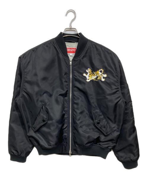 KENZO（ケンゾー）KENZO (ケンゾー) 'Year of the Dragon' embroidered bomber jacket ブラック サイズ:Mの古着・服飾アイテム