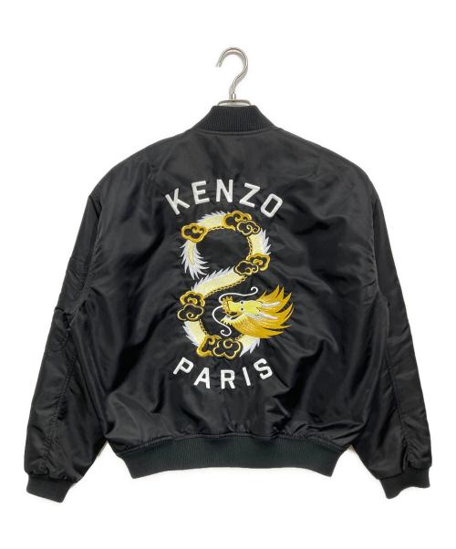 KENZO（ケンゾー）KENZO (ケンゾー) 'Year of the Dragon' embroidered bomber jacket ブラック サイズ:Mの古着・服飾アイテム