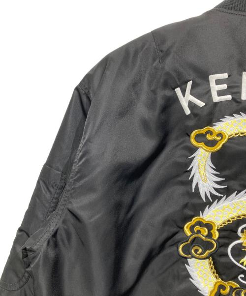 KENZO（ケンゾー）KENZO (ケンゾー) 'Year of the Dragon' embroidered bomber jacket ブラック サイズ:Mの古着・服飾アイテム