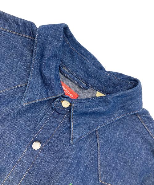 KENZO（ケンゾー）KENZO (ケンゾー) LEVI'S (リーバイス) デニムウエスタンシャツ インディゴ サイズ:Lの古着・服飾アイテム