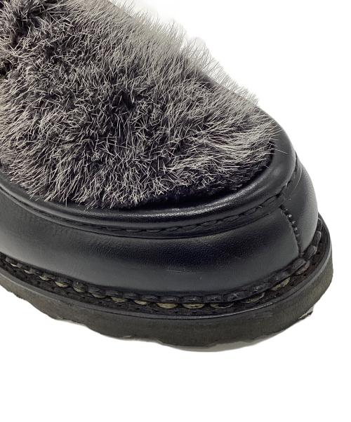 PARABOOT（パラブーツ）PARABOOT (パラブーツ) MICHAEL NOIR MINK PARABOOT ブラック サイズ:41の古着・服飾アイテム