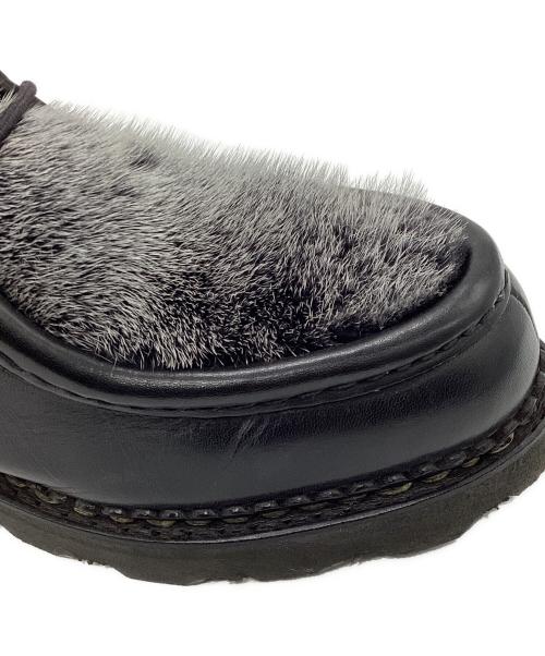 PARABOOT（パラブーツ）PARABOOT (パラブーツ) MICHAEL NOIR MINK PARABOOT ブラック サイズ:41の古着・服飾アイテム