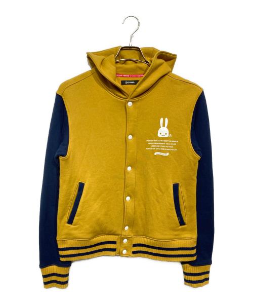 CUNE（キューン）CUNE (キューン) スウェットフードスタジャン イエロー サイズ:3の古着・服飾アイテム