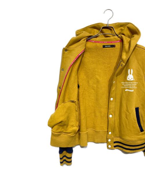 CUNE（キューン）CUNE (キューン) スウェットフードスタジャン イエロー サイズ:3の古着・服飾アイテム