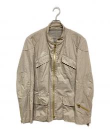 BOTTEGA VENETA（ボッテガベネタ）の古着「モーターサイクルジャケット」｜ベージュ