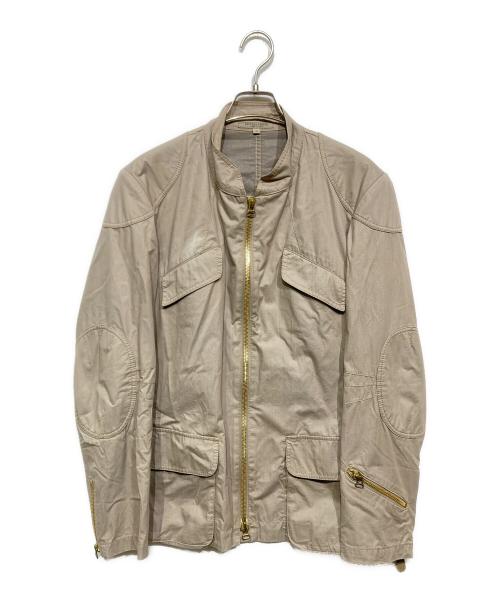 BOTTEGA VENETA（ボッテガベネタ）BOTTEGA VENETA (ボッテガベネタ) モーターサイクルジャケット ベージュ サイズ:50の古着・服飾アイテム