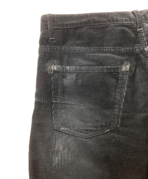 DIOR HOMME（ディオール オム）DIOR HOMME (ディオール オム) リペア加工 コーデュロイパンツ ブラック サイズ:31の古着・服飾アイテム