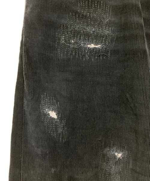DIOR HOMME（ディオール オム）DIOR HOMME (ディオール オム) リペア加工 コーデュロイパンツ ブラック サイズ:31の古着・服飾アイテム