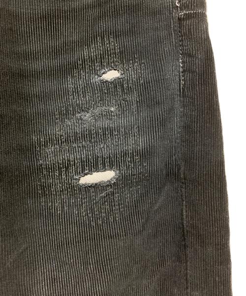 DIOR HOMME（ディオール オム）DIOR HOMME (ディオール オム) リペア加工 コーデュロイパンツ ブラック サイズ:31の古着・服飾アイテム