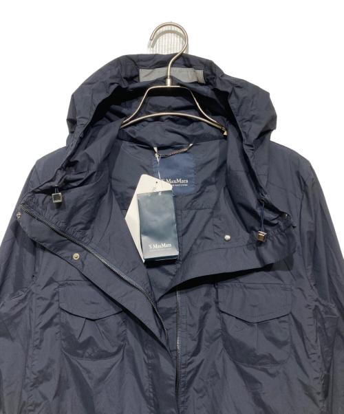 'S Max Mara（エスマックスマーラ）'S Max Mara (エスマックスマーラ) ナイロンフーデッドコート ネイビー サイズ:40の古着・服飾アイテム