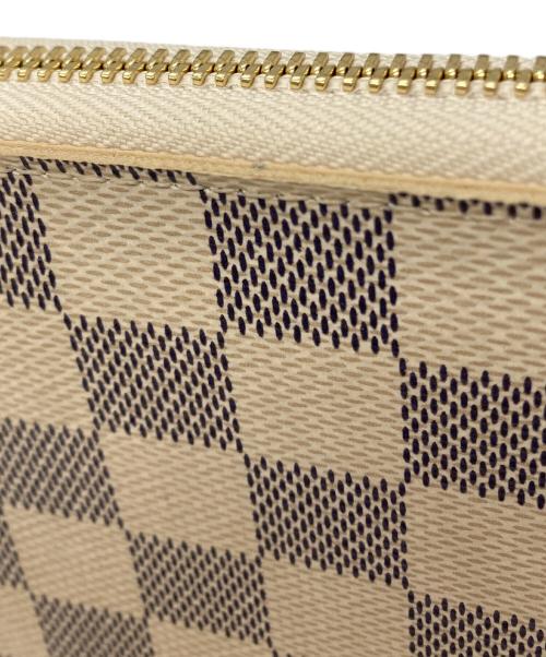 LOUIS VUITTON（ルイ ヴィトン）LOUIS VUITTON (ルイ ヴィトン) N61210 / ラウンドファスナー財布 ホワイトの古着・服飾アイテム