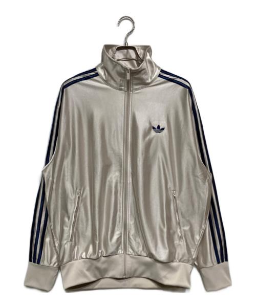 adidas（アディダス）adidas (アディダス) ファイヤーバード トラックジャケット　KD9372 ベージュ×ネイビー サイズ:J 2XLの古着・服飾アイテム