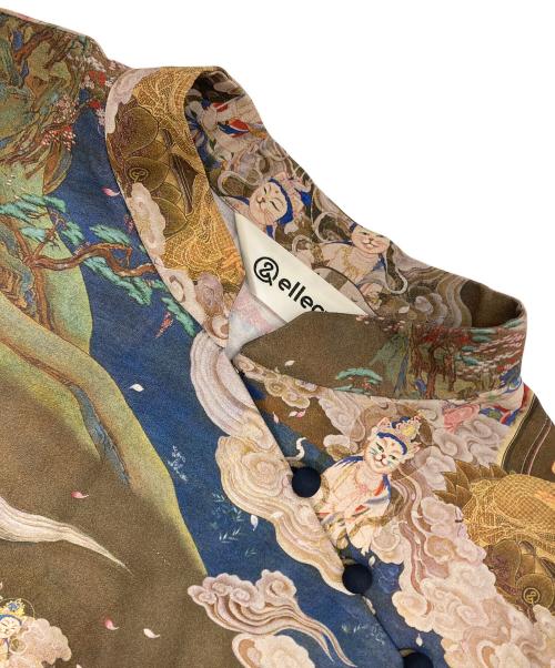 &ellecy（アンドエルシー）&ellecy (アンドエルシー) 猫如来ワンピース ブラウン サイズ:Mの古着・服飾アイテム