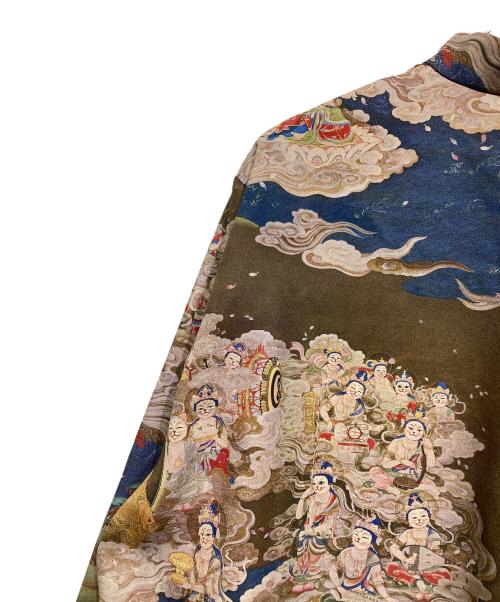 &ellecy（アンドエルシー）&ellecy (アンドエルシー) 猫如来ワンピース ブラウン サイズ:Mの古着・服飾アイテム