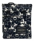 PORTER×BEAMS BOYポーター×ビームスボーイ）の古着「2つ折り財布」｜ブラック×ホワイト