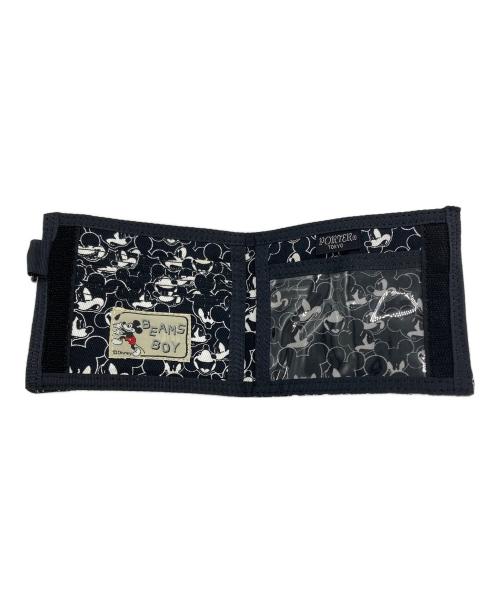 PORTER（ポーター）PORTER (ポーター) BEAMS BOY (ビームスボーイ) 2つ折り財布 ブラック×ホワイトの古着・服飾アイテム