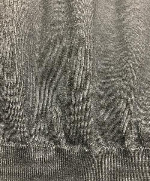 BATONER（バトナ―）BATONER (バトナ―) SUPERIOR HIGH GAUGE MERINO POLO ブラック サイズ:2の古着・服飾アイテム