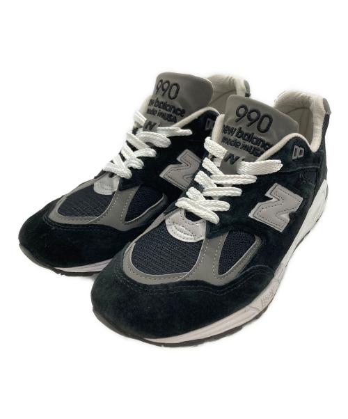 NEW BALANCE（ニューバランス）NEW BALANCE (ニューバランス) 990 V2 ブラック サイズ:26.5の古着・服飾アイテム