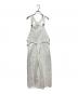 HIAND（ハイアンド）の古着「Crochet Pattern Overall Pants」｜ホワイト