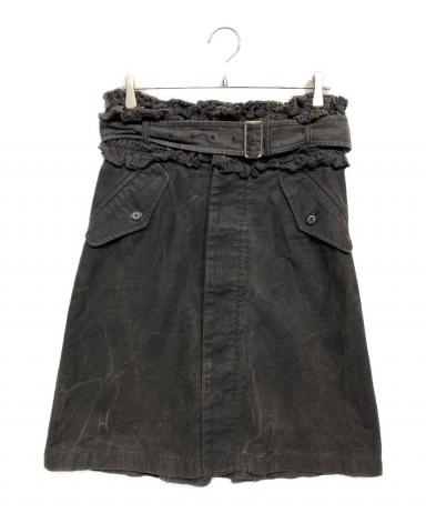 tricot COMME des GARCONS❣️三段フリルウールフレアスカート 中古・古着通販】tricot COMME des GARCONS (トリココムデギャルソン