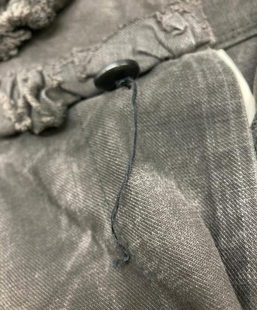 tricot COMME des GARCONS（トリココムデギャルソン）tricot COMME des GARCONS (トリココムデギャルソン) フリルデザインミリタリースカート グレー サイズ:Mの古着・服飾アイテム