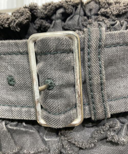 tricot COMME des GARCONS（トリココムデギャルソン）tricot COMME des GARCONS (トリココムデギャルソン) フリルデザインミリタリースカート グレー サイズ:Mの古着・服飾アイテム
