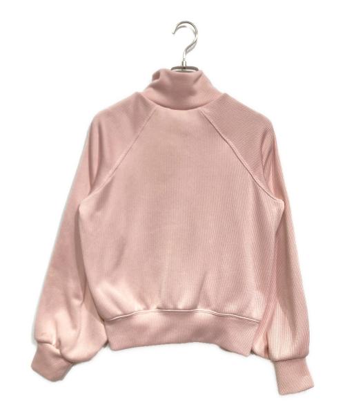 adidas（アディダス）adidas (アディダス) KNIT BALOON TRACK TOP ピンク サイズ:Lの古着・服飾アイテム