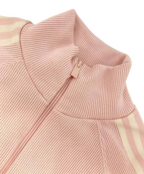 adidas（アディダス）adidas (アディダス) KNIT BALOON TRACK TOP ピンク サイズ:Lの古着・服飾アイテム