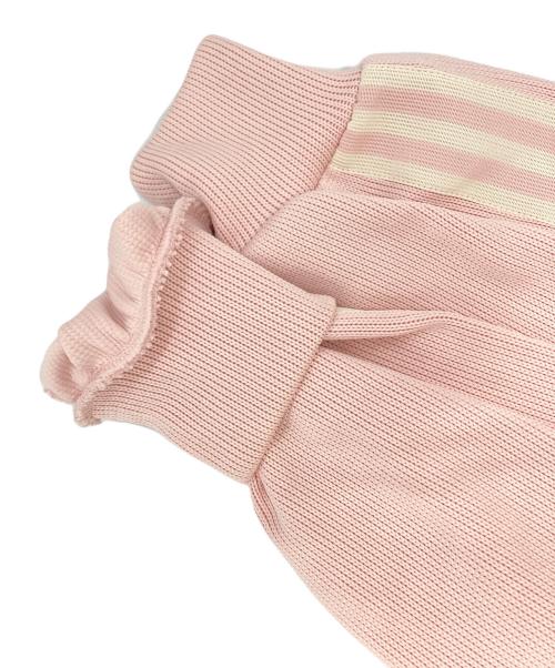 adidas（アディダス）adidas (アディダス) KNIT BALOON TRACK TOP ピンク サイズ:Lの古着・服飾アイテム