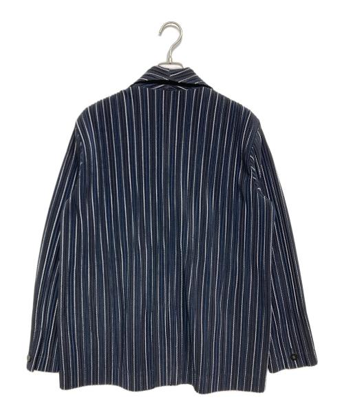 HOMME PLISSE ISSEY MIYAKE（オム プリッセ イッセイ ミヤケ）HOMME PLISSE ISSEY MIYAKE (オム プリッセ イッセイ ミヤケ) テーラードジャケット ネイビー サイズ:4の古着・服飾アイテム