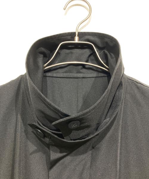 132 5. ISSEY MIYAKE（132 5. イッセイ ミヤケ）132 5. ISSEY MIYAKE (132 5. イッセイ ミヤケ) 比翼コート ブラック サイズ:3の古着・服飾アイテム