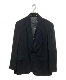 ISSEY MIYAKE MEN（イッセイミヤケメン）の古着「プリーツレイヤードテーラードジャケット」｜ブラック