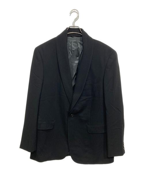 ISSEY MIYAKE MEN（イッセイミヤケメン）ISSEY MIYAKE MEN (イッセイミヤケメン) プリーツレイヤードテーラードジャケット ブラック サイズ:4の古着・服飾アイテム